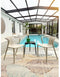 Set van 2 tuinstoelen - CITY GARDEN - DIEGO-FT - Zand - Stapelbaar
