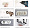 Set van 2 | Zeepdispenser - Dubbelwandige kunstof zeepdispenser - Edelstaal-look - Zwart