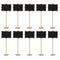 Set van 20 Houten Mini-Krijtborden met Standaards - Perfect voor Feesten en Decoratie