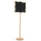 Set van 20 Houten Mini-Krijtborden met Standaards - Perfect voor Feesten en Decoratie
