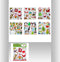 Set van 3 3 D raamstickers kerstmis - Set van 3 - Kerstdecoratie - Raam stickers - Kerstmis - Kerstman