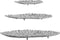Set van 3 decoratieve plateaus Didier | Underbar