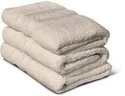 Set van 3 handdoeken - LOVELY HOME - 3 handdoeken 50 x 100 cm - Beige