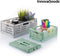 Set van 3 opvouwbare en stapelbare opbergkratten Boxtor InnovaGoods