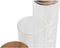 Set van 3 Potjes DKD Home Decor 10,2 x 10,2 x 27,7 cm Natuurlijk Transparant Acacia Letters Borosilicaatglas