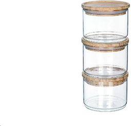 Set van 3 Potjes DKD Home Decor 10 x 10 x 7,5 cm