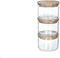 Set van 3 Potjes DKD Home Decor 10 x 10 x 7,5 cm