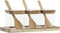 Set van 3 Potjes DKD Home Decor Multicolour Transparant Natuurlijk 150 ml 20,5 x 8 x 1,5 cm