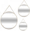 Set van 3 ronde gouden spiegels - Metaal - Goud
