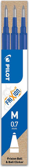 Set van 3 - Vulling FriXion Ball 0.7 - Blauw - Medium penpunt