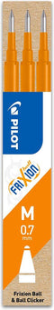 Set van 3 - Vulling FriXion Ball 0.7 - Oranje - Medium penpunt