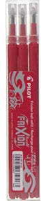 Set van 3 - Vulling FriXion Ball 0.7 - Rood - Medium penpunt