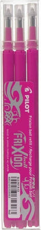Set van 3 - Vulling FriXion Ball 0.7 - Roze - Medium penpunt