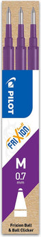 Set van 3 - Vulling FriXion Ball 0.7 - Violet - Medium penpunt