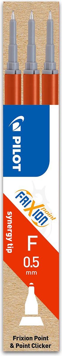 Set van 3 - Vulling FriXion Point - Rood - Fijne penpunt