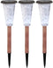 Set van 3 zonnebakens - Canopo - 20 lumen - Beige