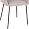 Set van 4 Kick eetkamerstoel Guus - Taupe