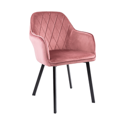 Set van 4 Kick eetkamerstoel Jane - Roze