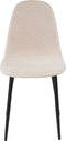 Set van 4 Kick eetkamerstoel Mees - beige