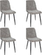 Set van 4 Kick eetkamerstoel Sem - Grijs