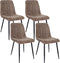 Set van 4 Kick eetkamerstoel Sem - Taupe