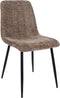 Set van 4 Kick eetkamerstoel Sem - Taupe