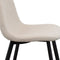 Set van 4 Kick eetkamerstoel Ted - creme