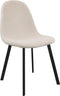 Set van 4 Kick eetkamerstoel Ted - creme