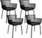 Set van 4 Kick tuinstoel Otis - Zwart