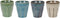Set van 4 mokken - 250 ml - mok - beker - mug - cappuccino - koffie - melk- water - vaatwasser / oven / magnetron bestendig