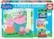 Set van 4 Puzzels Peppa Pig Educa
