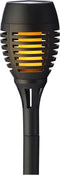 Set van 4x stuks Solar tuinfakkels/tuinlampen/lichtjes met vlam-effect op zonne-energie van 27 cm - Prikspots tuinverlichting