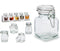 Set van 5 Glazen kruidenpotjes (90 ml)