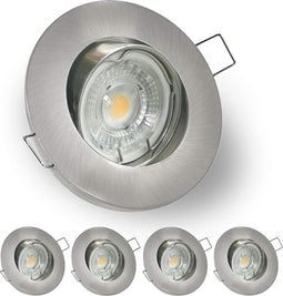 Set van 5 Inbouwspot - LED - Warm Wit - Draaibaar | A++