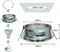 Set van 5 Inbouwspot - LED - Warm Wit - Draaibaar | A++