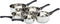 Set van 5 stapelbare RVS - Bakeliet steelpannen/sauspannen – 12 / 14 / 16 / 18 / 20 cm