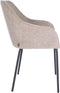 Set van 6 Kick eetkamerstoel Guus - Taupe