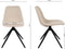 Set van 6 Kick eetkamerstoel Yani - Beige