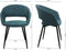 set van 6 Kick stoel Dean - blauw