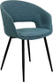 set van 6 Kick stoel Dean - blauw