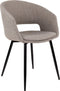 set van 6 Kick stoel Dean - Grijs