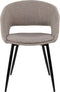 set van 6 Kick stoel Dean - Grijs