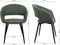 set van 6 Kick stoel Dean - Groen