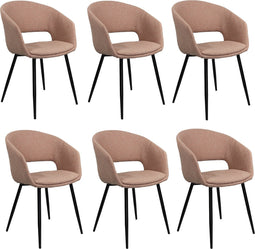 set van 6 Kick stoel Dean - Roze