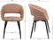 set van 6 Kick stoel Dean - Roze