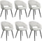 Set van 6 Kick stoel Dean - wit