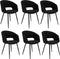 set van 6 Kick stoel Dean - zwart
