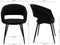 set van 6 Kick stoel Dean - zwart