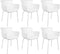 Set van 6 Kick tuinstoel Otis - Wit