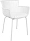 Set van 6 Kick tuinstoel Otis - Wit